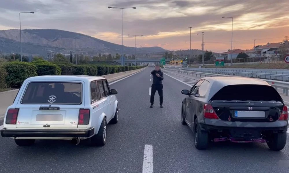 Θεσσαλονίκη: Βίντεο από αυτοσχέδιες κόντρες αυτοκινήτων
